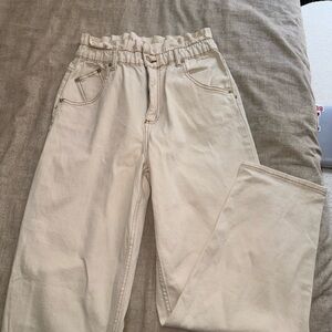 Maje Paper Bag Waist Jeans